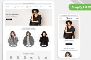 Apparel 主题 -【演示类目：服装】- 品类型 Shopify模板